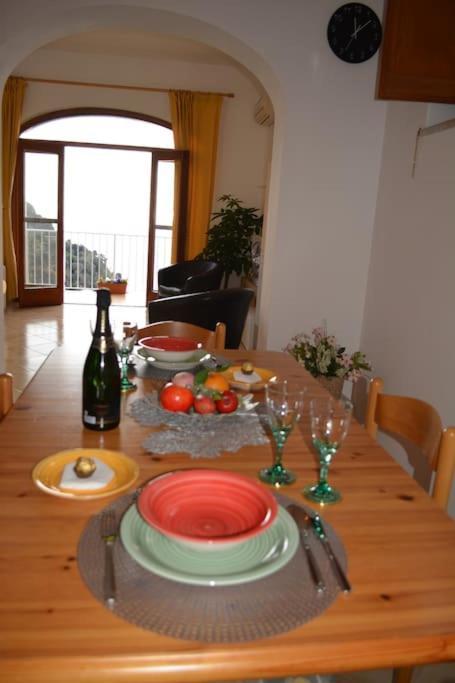 Casa Rossia Breathtaking Sea View Apartment In Positano Buitenkant foto